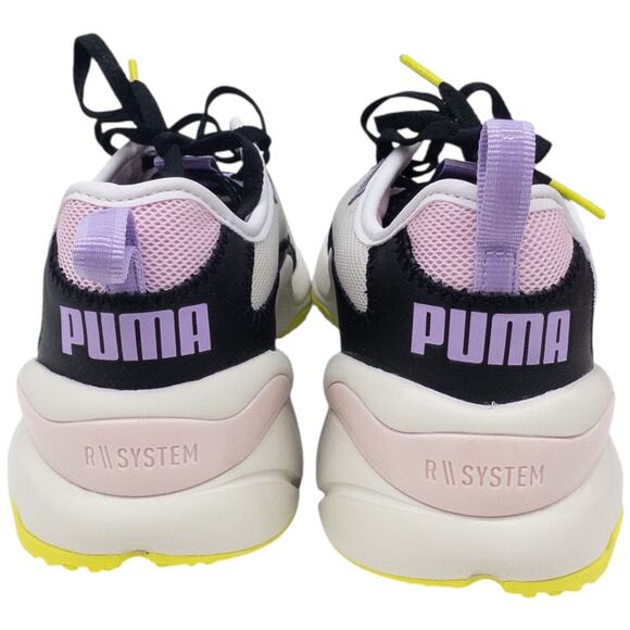 Puma Rise Rainbow Dash Women Size 8 Sneakers 374955-02 Purple Pink - Picture 5 of 8